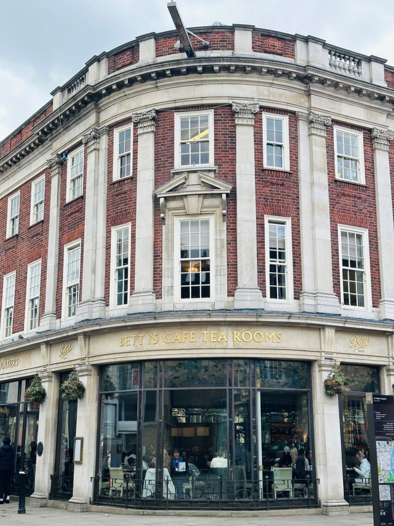 Exterior of Bettys Cafe Tearooms in York