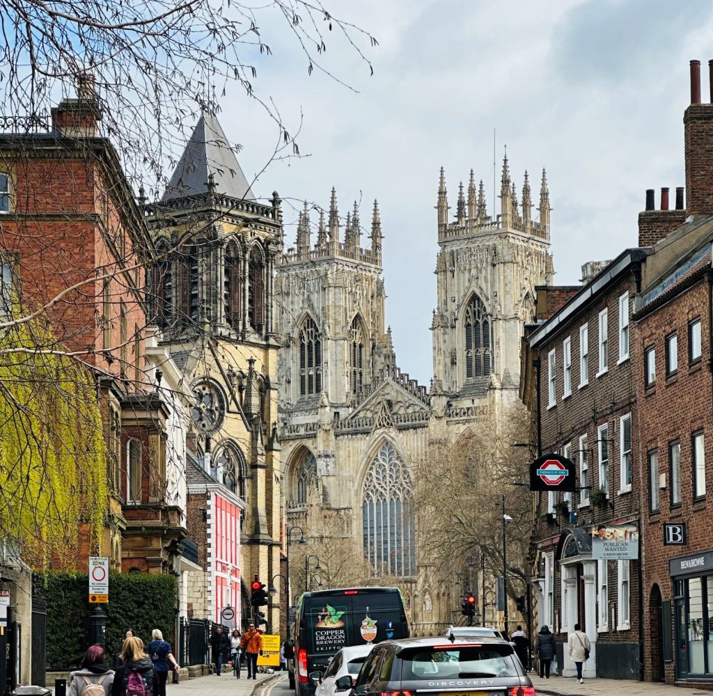 York Minster among other buildings in York